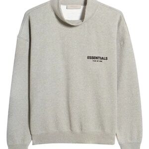 ESSENTIALS MOCK NECK SWEATSHIRT